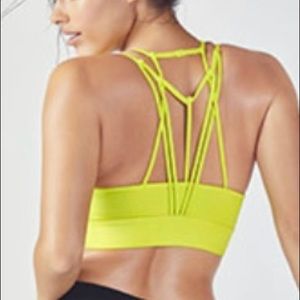 Fabletics neon Macey sports bra